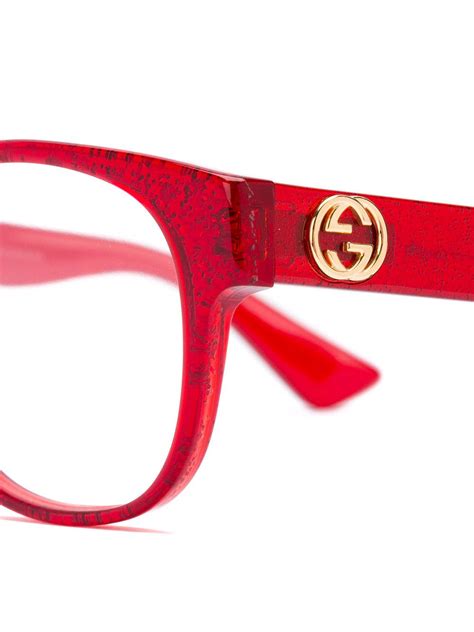 red glitter gucci glasses|buy Gucci eyeglasses online.